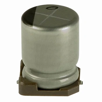 UWT1V221MNL1GS - Конденсатор алюминиевый электролитический 220мкФ 35В ±20% (8х10мм) для поверхностного монтажа 190мА 1000час 105°С лента на катушке