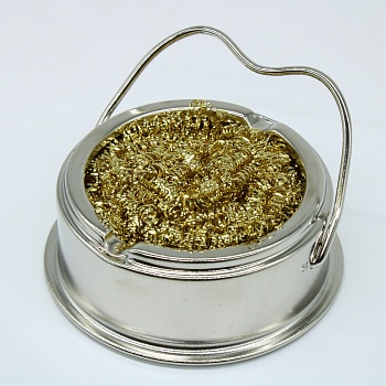 SH-1025 - Стружка для очистки паяльных жал с подставкой под паяльник