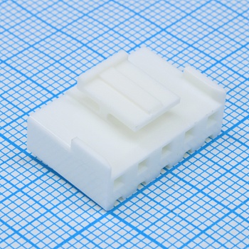 I-DS1073-SCW005 - Корпус разъема однорядный (розетка) на кабель 5 контактов шаг 3.96мм