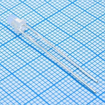 FYL-3017EGW1A - Светодиод 3мм/оранжевый/622нм/30мкд - зеленый/572нм/25мкд/белый матовый/160° bi