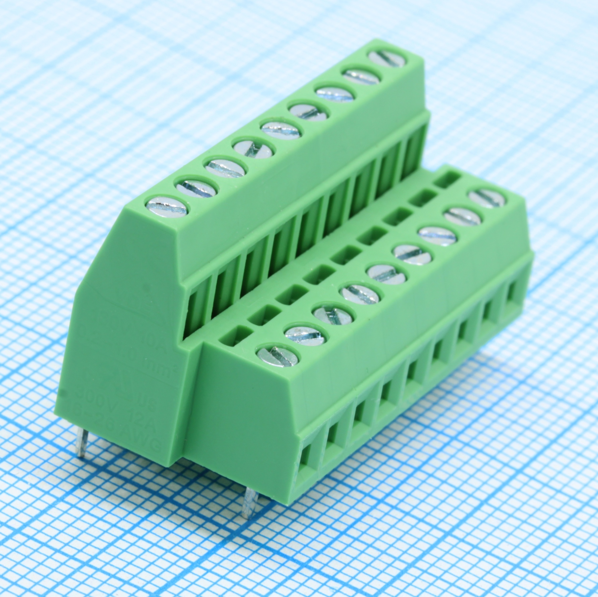 DG381A-3.5-18P-14-80A(H) - Клеммник винтовой на плату