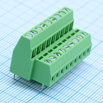 DG381A-3.5-18P-14-80A(H) - Клеммник винтовой на плату