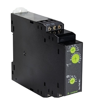 Реле времени flare TIME M8-1 - Многофункциональное многодиапазонное реле времени, входное напряжение: 20.4 … 264 V AC/DC, 8 временных функций, настраиваемый интервал времени: 0.1 с … 1200 ч, 1 переключающий контакт, коммутируемый ток: 5А, установка на DIN