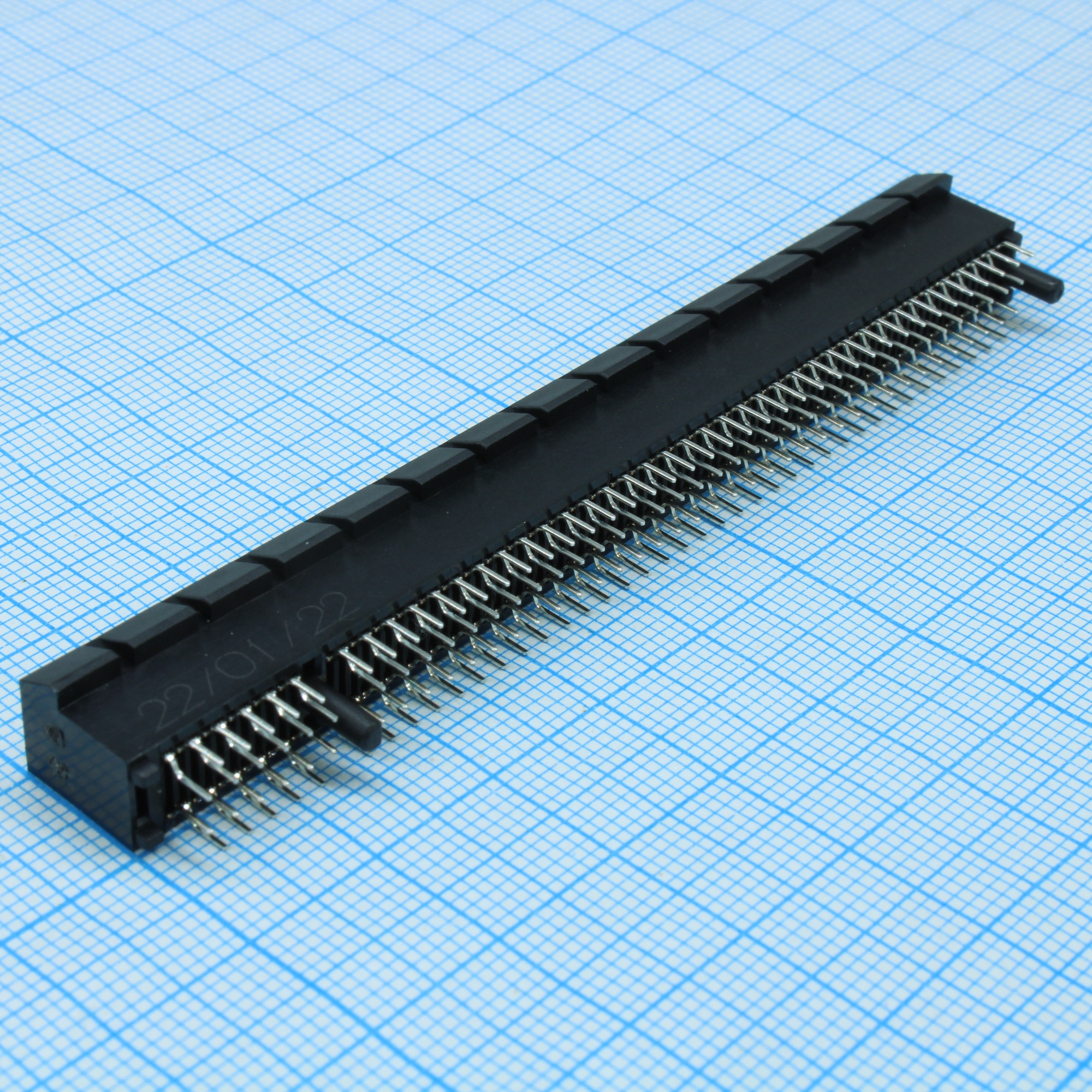 877159306 - Разъем PCI Express Card Edge SKT 164 контакта шаг 2мм монтаж в отверстие лоток
