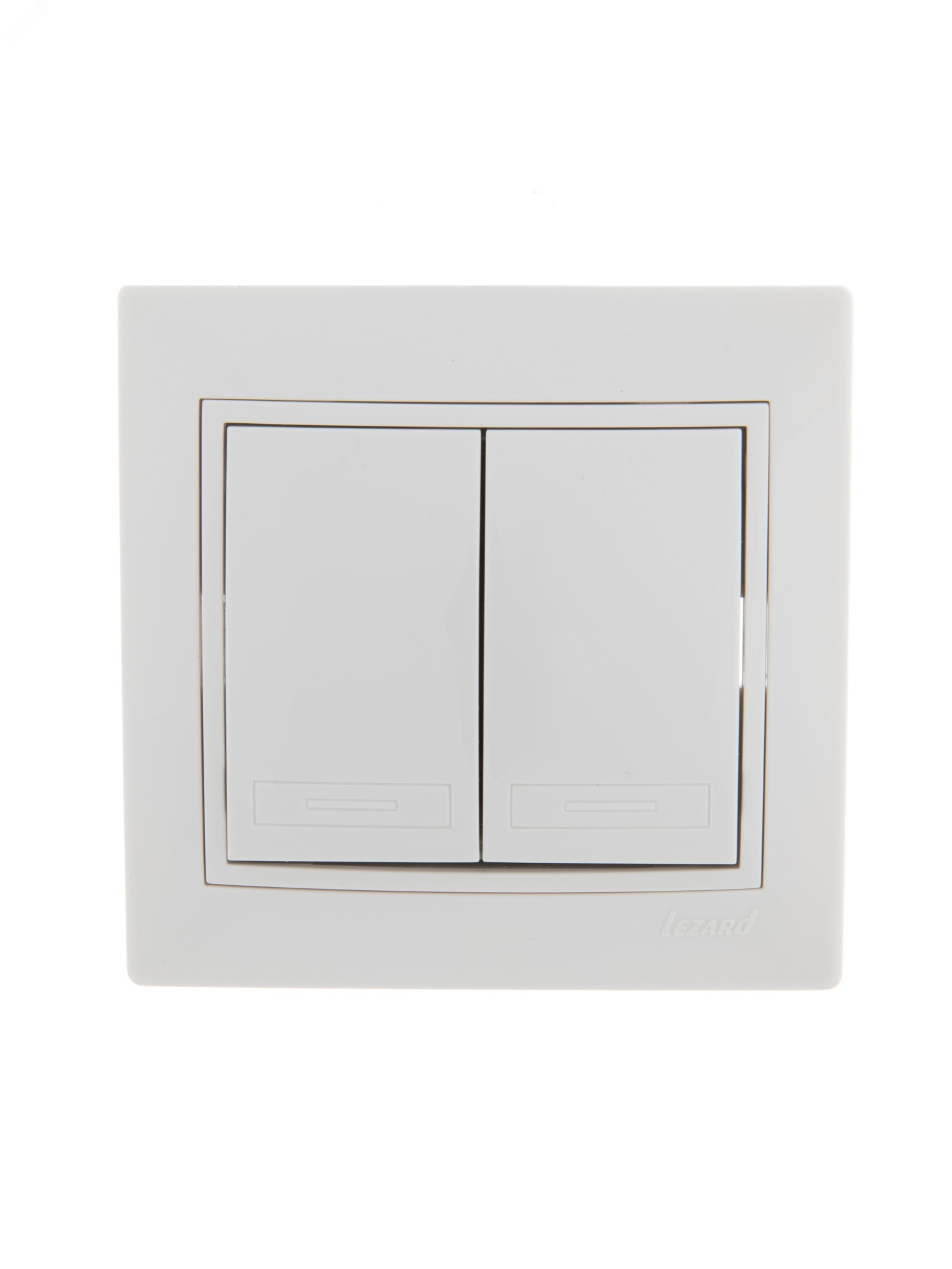 Выключатель 2-кл. СП Mira 10А IP20 с бел.вставкой бел. 701-0202-101