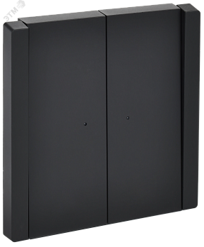 Выключатель проходной 2-кл. СП FORTE&PIANO 10А FP108 с индикацией черн. IEK FP-V22-1-10-1-K02