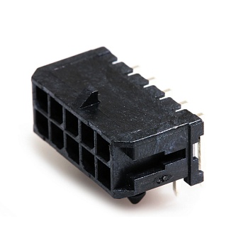 430451001 - Прямоугольный разъем, Серия Micro-Fit 3.0 43045, 10 контакт(-ов), Штыревой Разъем, 3 мм