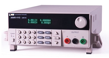 АКИП-1114 - Источник питания постоянного тока 86Вт, 1 канал 0-72В/1.2А, дискретность  1мВ/ 0,1мА