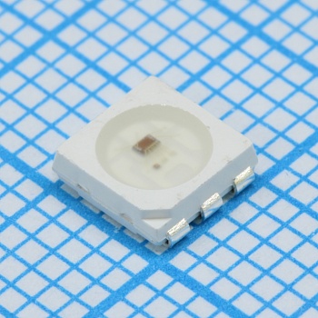WS2815B-V1 - Светодиод для поверхностного монтажа 5050,PLCC6; RGB; 5x5x1,6мм; 12В