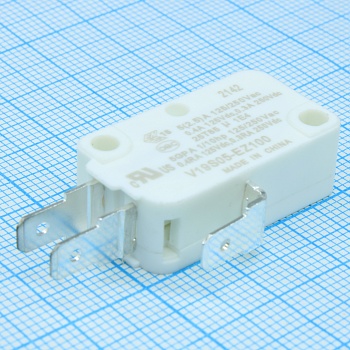 V19S05-EZ100 - Микропереключатель SPDT 5A 125В переменного тока 100гр