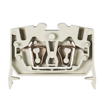 Клемма WKF 2,5/M/35 - Проходная клемма, тип фиксации провода: пружинный, номинальное сечение: 2,5 мм кв., 24А, 800V, ширина: 5 мм, цвет: серый, тип монтажа: DIN 35