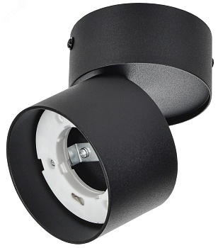 Светильник 4040 настенно-потолочный под лампу GX53 черный IEK LT-USB0-4040-GX53-1-K02