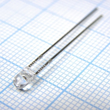 FYL-3014SUYC1G - Светодиод 3мм/желтый/588нм/1500мкд/прозрачный/35°