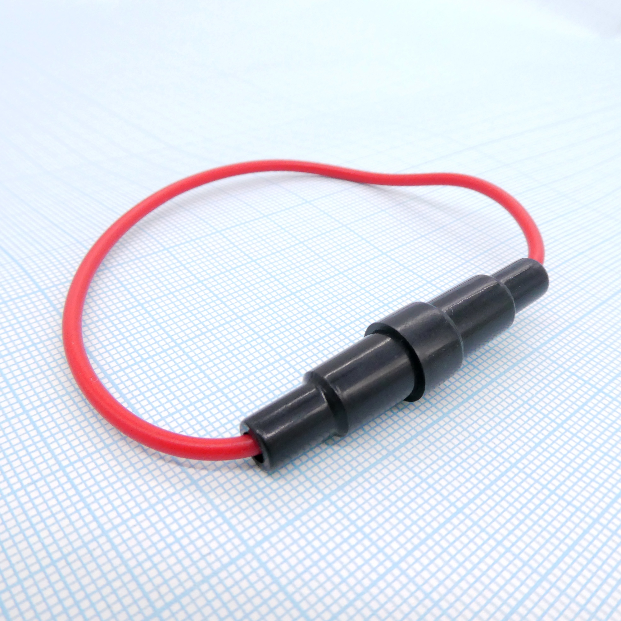 S1058 держ. предохр.(5х20) на проводе - Держатель предохранителя S1058 (5*20 10a 250В), проводной