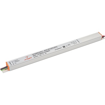 Блок питания ARV-12024-LONG-D (12V, 2A, 24W) 026418(1) - Источник напряжения с гальванической развязкой для светодиодных изделий. Входное напряжение 200-240 VAC. Выходные параметры: 12 В, 2 А, 24 Вт. Встроенный PFC >0,5. Негерметичный алюминиевый корпус I