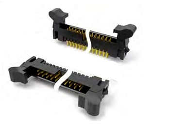 DS1011-02-10RS8B-B - Разъем "вилка" 10 к.(2x5) ш. 2.00 мм, с бок. фикс., пр.уг. на пл.