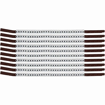 brd133920 - SCN-15-K клипсы белые, 300шт/упак, для провода 3,8-4,6мм диаметра, легенда K