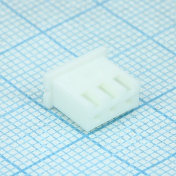 XHP-3 - Серия XH. Корпус разъема - розетка на кабель 3 контакта, шаг 2.5мм / требуются контакты T-DS1069-SC600