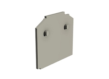 Пластина разделит. 9702/6 - Разделительная пластина, для клемм 9700 A/5/6 S35, цвет: серый