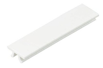 Шильдик BZ/WKF 1,5 - Маркировка для клемм сечением 1,5 мм кв., шириной 4 мм, центральная, 10 шильдиков, чистая