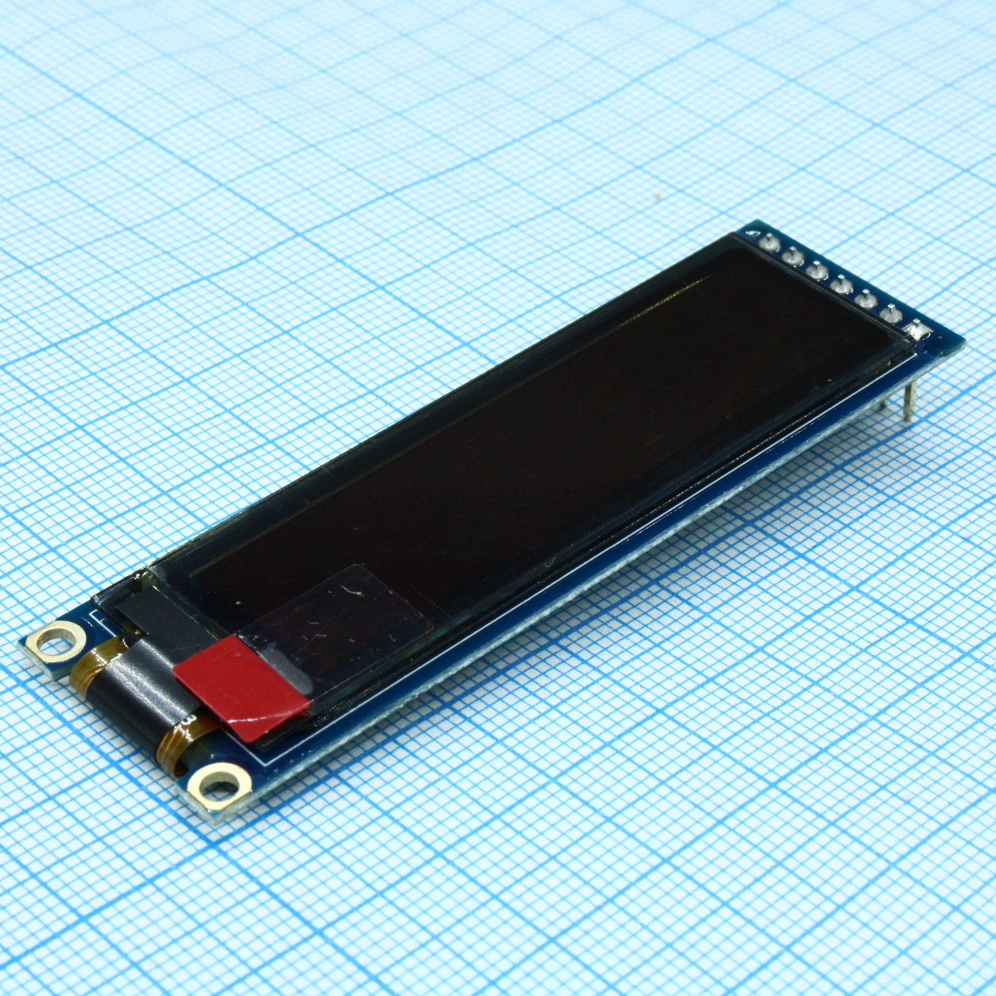 WEA025664AWAP3N00000 - OLED 2.08" графический, 256x64, на плате, белый, контроллер IC SSD1362, интерфейс SPI, Uпит=3v, -40...+80°С