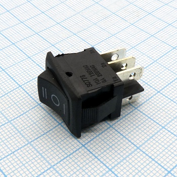 DS SC-776-213 (ON)-OFF-ON - 3 полож. 6 конт. 250V/8(3)А фиксации в центре и в одном из крайних положений(2 фиксированных положения и 1 самовозврат)