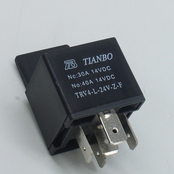 TRV4-L-24VDC-Z-F - Реле автомобильное 30А одна группа на переключение катушка 24В 1.6Вт