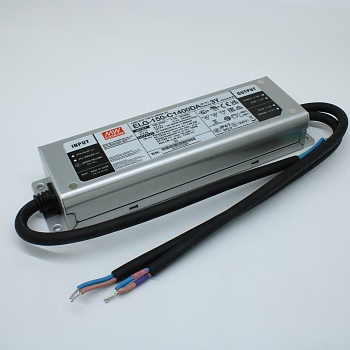 ELG-150-C1400DA-3Y - AC-DC, 149.8Вт, IP67, вход 100…305В AC, 47…63Гц/142…431В DC, ККМ, выход 54…107В/1400мА, DALI-димминг, изоляция 3750В AC, в кожухе 219х63х35.5, -40…+70°С, с проводом заземления
