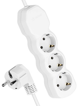 Удлинитель 3х3м с заземл. 10А IP20 ПВС 3х0.75 YKsm3m-3g-Z(10A)P