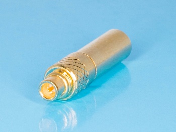 MMCX-C174P - Разъем MMCX вилка на кабель RG-174,188,316, обжимной, Amphenol, MMCX1121A1-3GT30G-316U-50