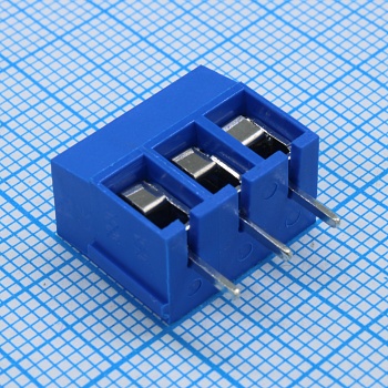 GT305-5.0-03P-12-00 - Винтовой клеммный блок с защитой провода, 3 контакта. Серия GT305-5.0