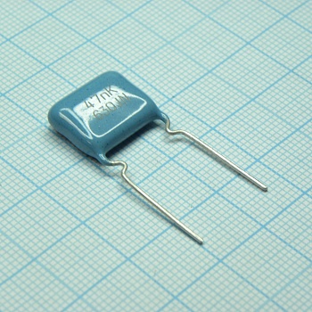 К73-17-630-0.047  10% - Конденсатор металлопленочный полиэтилентерефталатный 630В 0.047мкФ ±10%