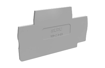 Торцевая крышка TCD2.5-2-GY-EA - Торцевая крышка для клемм TCD2.5-2..., цвет: серый