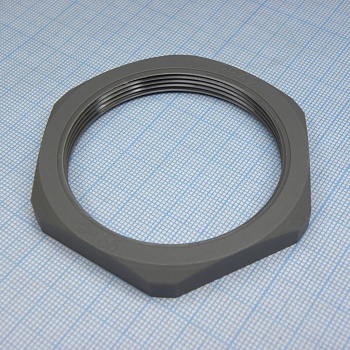 DLM-PG42P-1 (grey) - Гайка для крепления кабель ввода на панель