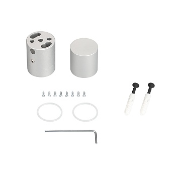 Крепление MOONLIGHT-VT-CEILING-D25 037491 - Вертикальное потолочное крепление для герметичной ленты MOONLIGHT-360 диаметром 25мм, подходит для любых потолочных поверхностей. Применяется в сочетании с пластиковыми трубками 037486 и 037487. В комплекте пото