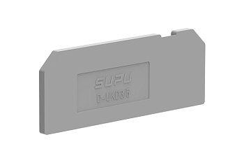 Компенсационная крышка 305121 - Компенсационная крышка для этажных клемм UKD, цвет: серый