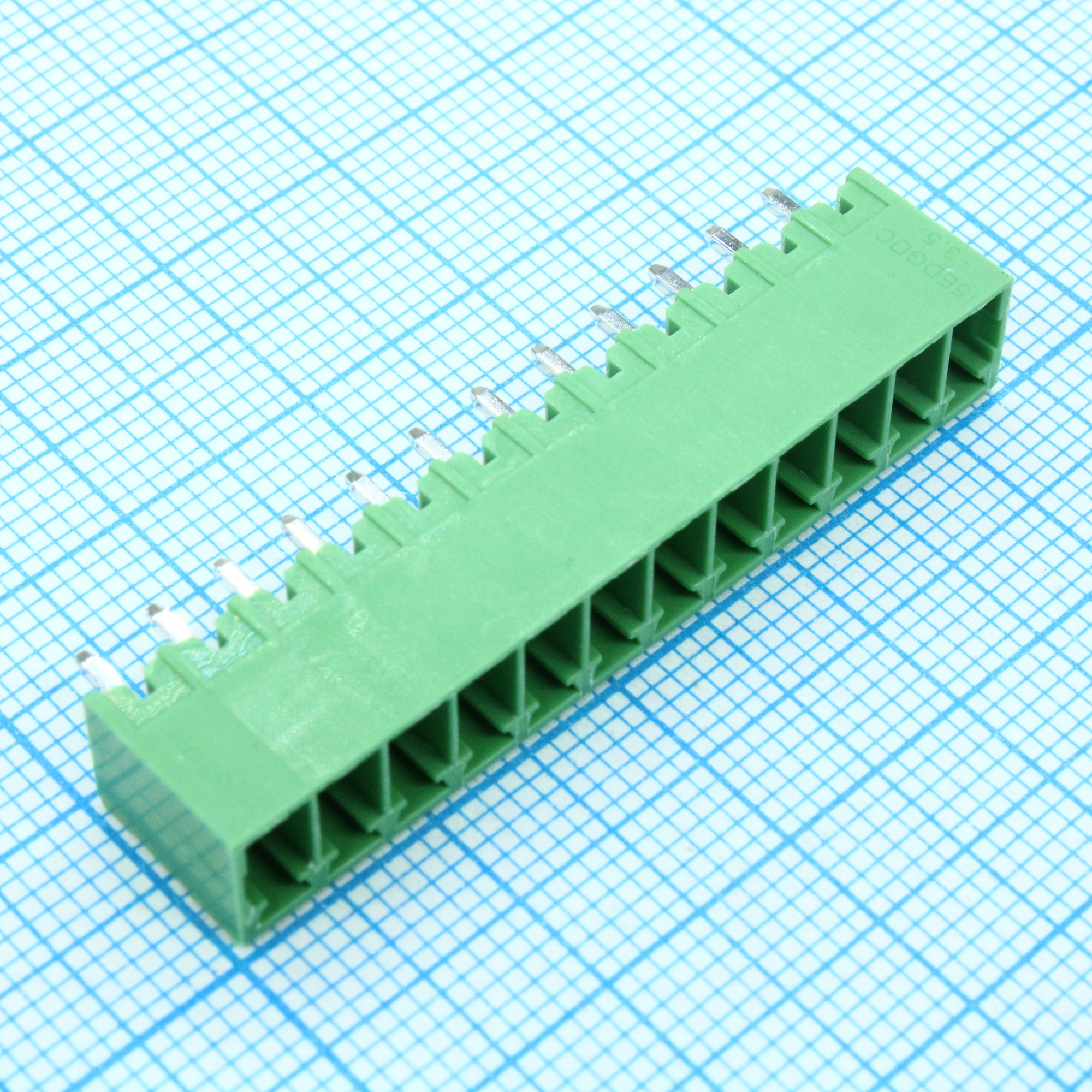 15EDGVC-3.5-12P-14-00A(H) - Разъемный клеммный блок на плату, 12 контактов. Серия 15EDGVC-3.5