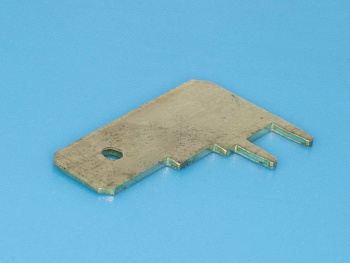 TA-MR2 - Клемма ножевая 6,3мм, вилка на плату, прямой угол, кратно 100шт.