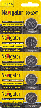 Батарейка NBT-CR2016-BP5 17006