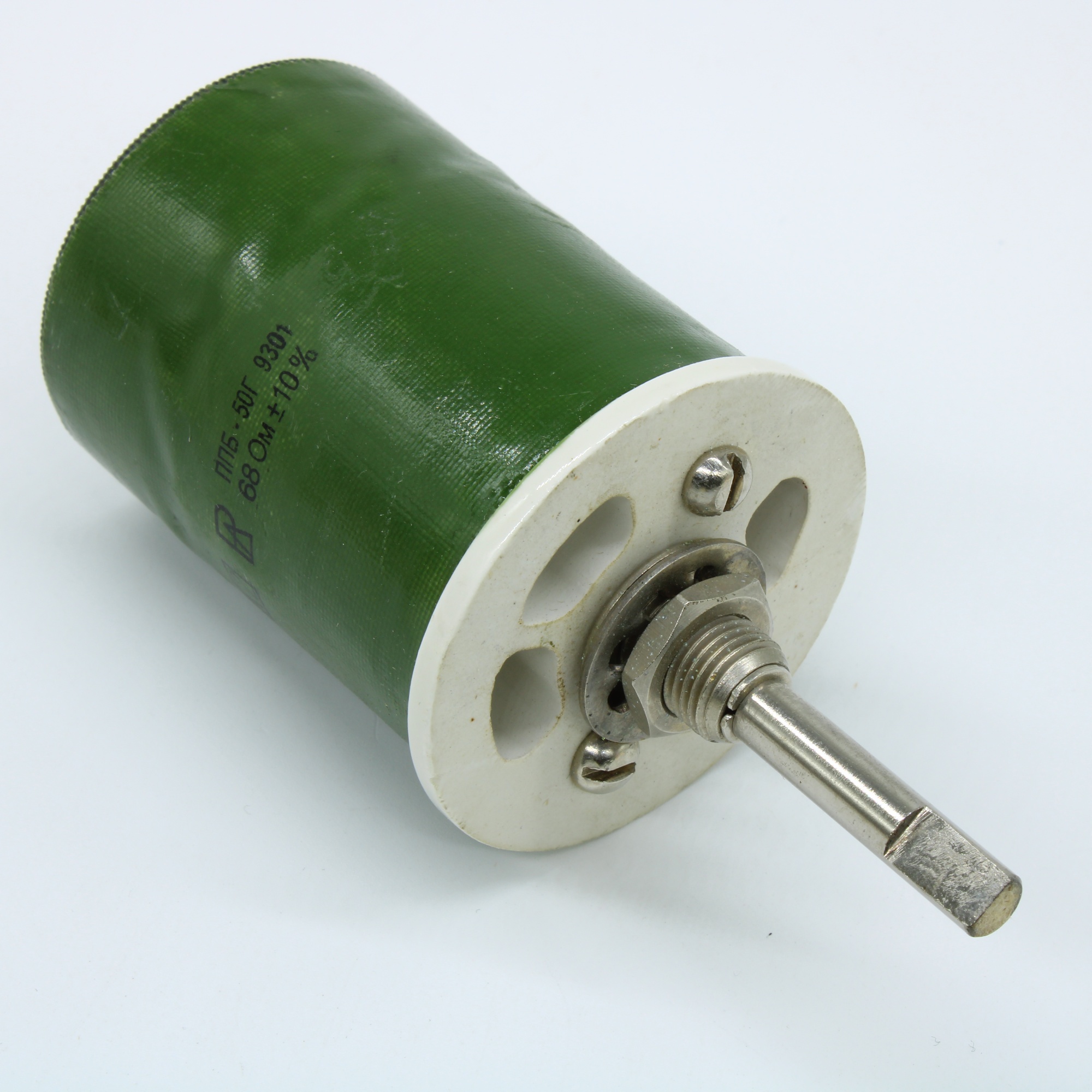 ППБ-50Г     68 ±10% - Резистор переменный проволочный 68Ом ±10% 50Вт