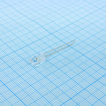 L-1543SURCK - Светодиод 5мм/красный/630нм/400-7300мКд/прозрачный/50°