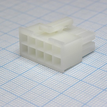 I-DS1073-02-SCT02X5 - Корпус разъема,  Гнездо, 10 конт.(2х5) шаг 4.2 мм Серия Mini-Fit, требуются контакты T-DS1073-02-SC600