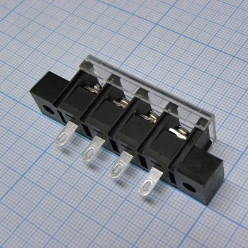 DG58H-A-04P-13-00A(H) - Барьерный клеммный блок 4 контакта. Серия DG58H-A