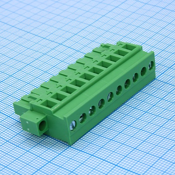 2EDGKAM-5.08-10P-14-00A(H) - Разъемный клеммный блок, 10 контактов. Серия 2EDGKAM-5.08