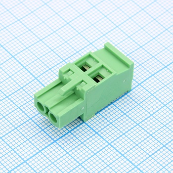2EGTKA-5.08-02P-14-100 - Разъемный клеммный блок 2 контакта шаг 5.08мм