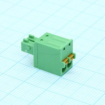15EDGKD-3.81-02P-14-00A(H) - Разъемный клеммный блок, Серия 15EDGKD-3.81 2 контакта
