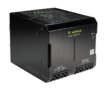 Блок питания WIPOS PS3 24-40 - Источник питания, трехфазный, 24 V / 40 A, 960 W; диапазон входных напряжений: 320 – 576 V AC, 450 – 810 V DC; габариты (мм): ширина x высота x глубина: 135 x 125 x 180; вес 2,7 кг; монтаж: на DIN рейку, температура окружающ