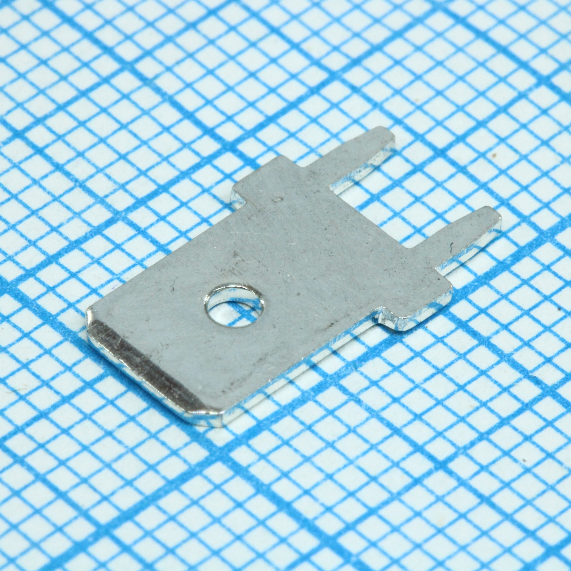 K12-00A(H) - Клемма ножевая вертикальная 6.3мм