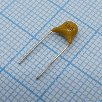 TS170R1H155K8BBB0R - Конденсатор керамический многослойный 1.5мкФ 50В X7R ±10% радиальный 5.08мм 125°C россыпь