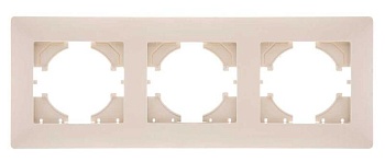 Рамка 3-м Bravo беж. С1030-003